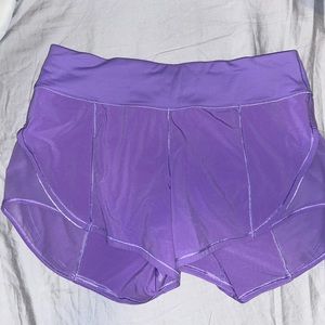 Lululemon Lavender Shorts.